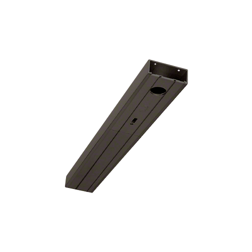 Dark Bronze Anodized 72" 1-3/4" x 4-1/2" 450 Series Prepped Header for Center Hung Overhead Concealed Closers