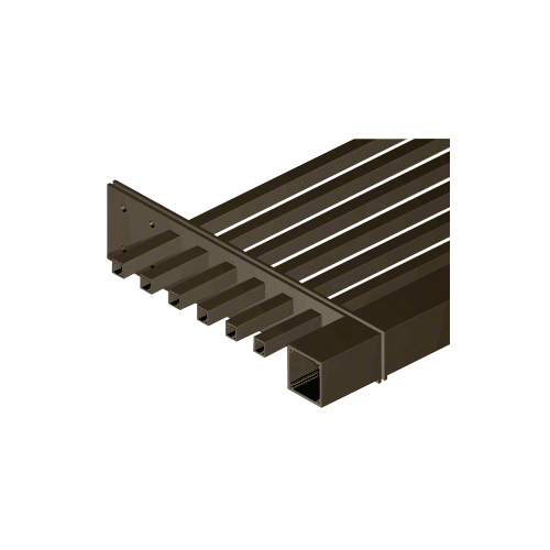 Dark Bronze 3" x 3" Square Tube Fascia - Custom Length