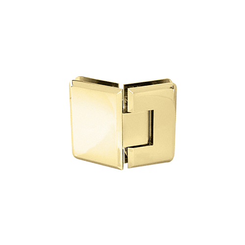 Polished Brass Cologne 045 Series 135 Glass-to-Glass Hinge