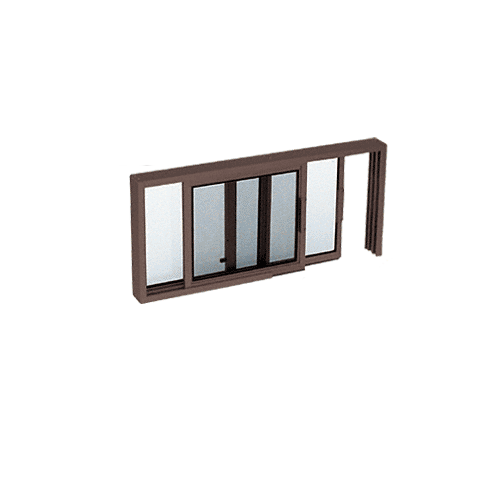Duranodic Bronze Horizontal Sliding Service Window XO or OX Format with 1/2" Vinyl Only for I.G. with Screen Duranodic Bronze Horizontal Sliding Service Window XO or OX Format with 1/2" Vinyl Only for I.G. with Screen