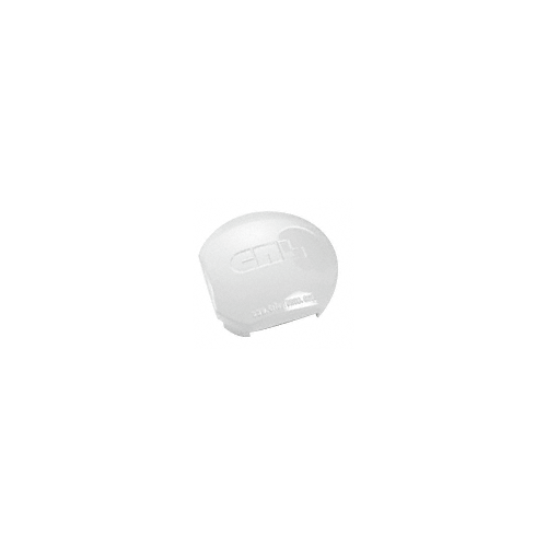 CRL PC9RW Sky White Round Post Cap for Aluminum Windscreen System 90 Degree Corner Posts