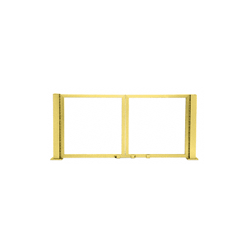 Gold Anodized Wicket Frame for Partition Posts
