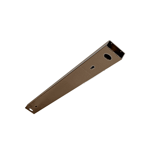 CRL DCH0RBCD Oil Rubbed Bronze Custom Length 4-1/2" No Pocket Double Sided Door Header