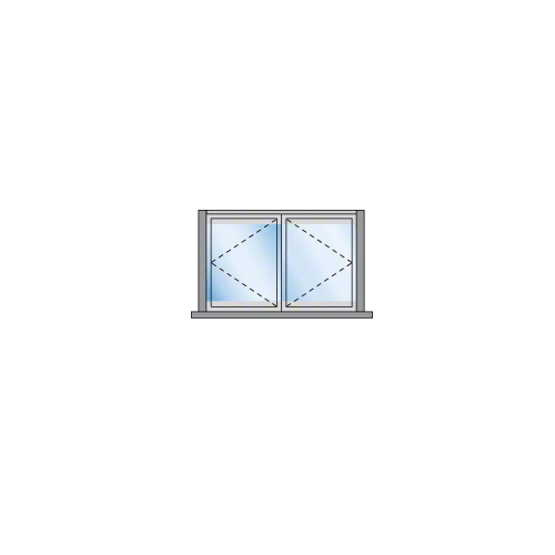 Wood Grain Custom Powder Coat S55 Monterey 1+1 Pivot and Pivot Exterior Swing with Raised Sill
