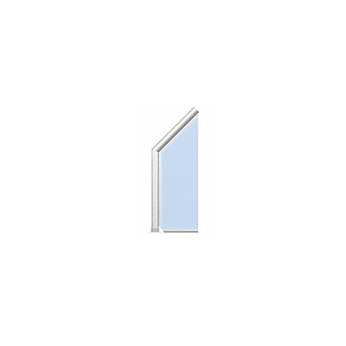 Polished Stainless Elegant 102 Series 1-1/2" Tubing Glass On Slant, Front, and One End or Both Ends Sneeze Guard Polished Stainless Elegant 102 Series 1-1/2" Tubing Glass On Slant, Front, and One End or Both Ends Sneeze Guard