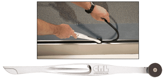 FHC 17" Extra Long Vinyl Roller Tool Aluminum | Wholesale Glass & Supplies