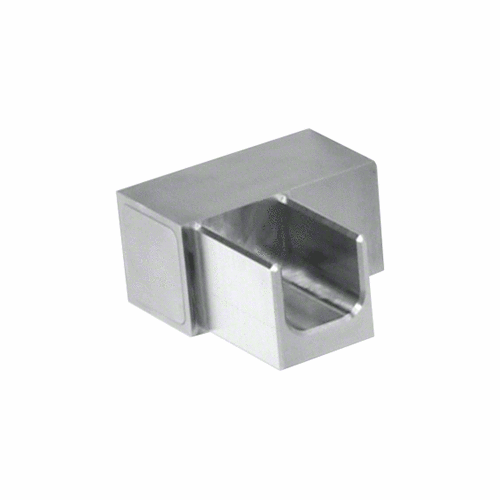 Juliet 316 Brushed Stainless Replacement Square Lower Left Fitting