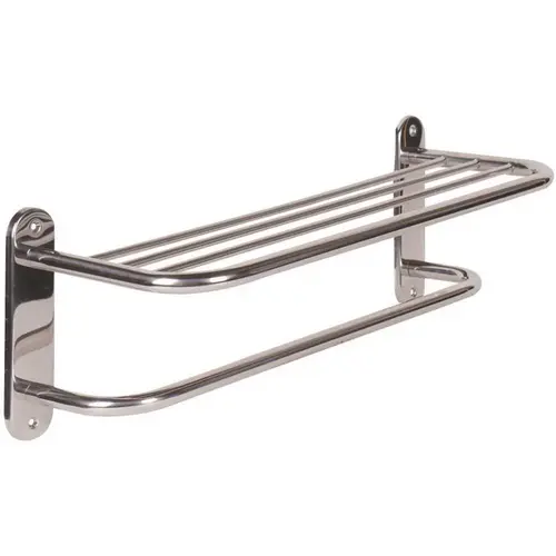 Lodging Star 510391 24 in. Towel Shelf Matte Finishing Stainless Steel