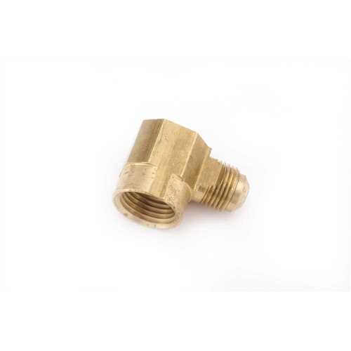 Anderson Metals 3/8 in. Flare x 3/8 in. FIP Brass Elbow - pack of 10