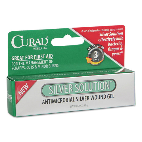 Silver Solution Series CUR45951RB Wound Gel, 0.5 oz, Amorphous Gel