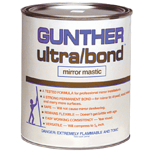 Gunther GN101B Ultra/Bond Mirror Mastic - Gallon Can