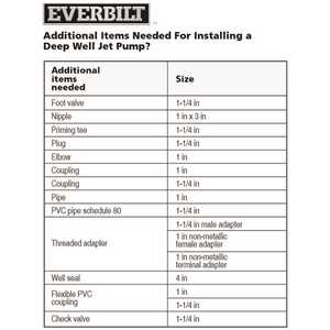 Everbilt Dp C Hp Convertible Jet Pump