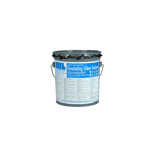 CRL N400G15 Black Two-Part Polysulfide Insulating Glass Sealant - 1-1/2 Gallons