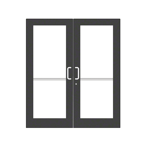 CRLU.S. Aluminum DC52933 Black Anodized Custom Pair Series 550 Wide