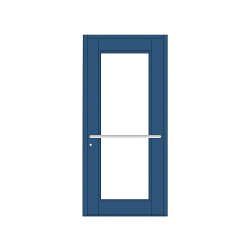 Custom KYNAR Paint Custom Single Series 850 Durafront Wide Stile Center Pivot Entrance Door for Overhead Concealed Door Closer