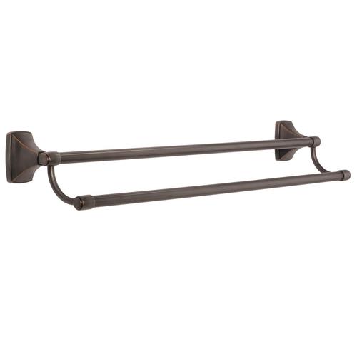 Amerock BH26505ORB 24" (610 mm) Clarendon Double Towel Bar Oil Rubbed Bronze Finish