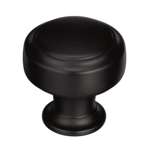 1-3/16" (30 mm) Highland Ridge Rectangular Cabinet Knob Black Bronze Finish