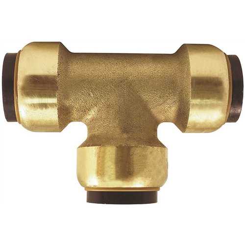 1/2 in. Brass Push-to-Connect Tee