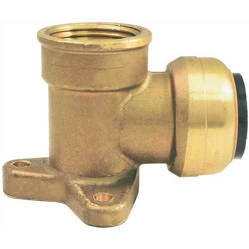 Tectite FSBDEE12 1/2 in. Brass 90 Push-to-Connect x Female Pipe Thread Drop Ear Elbow