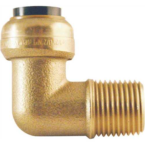 1/2 in. Brass Push-to-Connect x 1/2 in. Male Pipe Thread 90-Degree Elbow