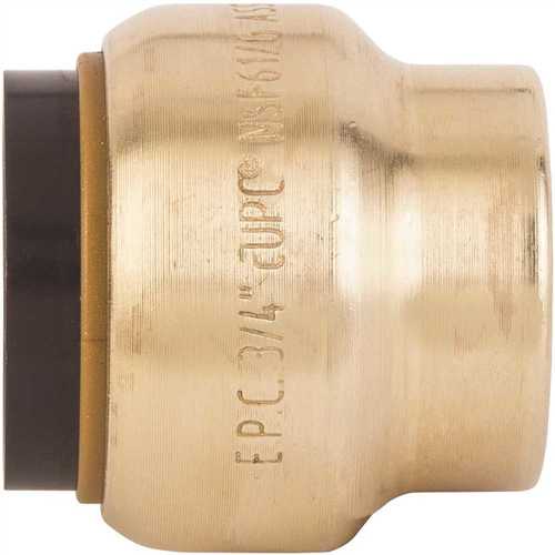 Tectite FSBCAP34 3/4 in. Brass Push-to-Connect Cap
