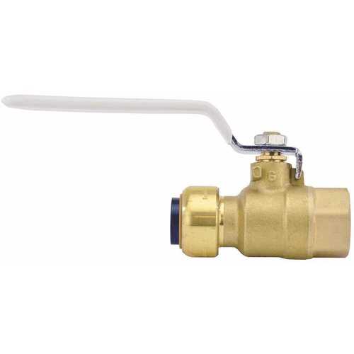 1/2 in. Brass Push-to-Connect x Female Pipe Thread Ball Valve