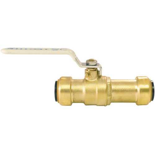 3/4 in. Brass Push-to-Connect Slip Ball Valve