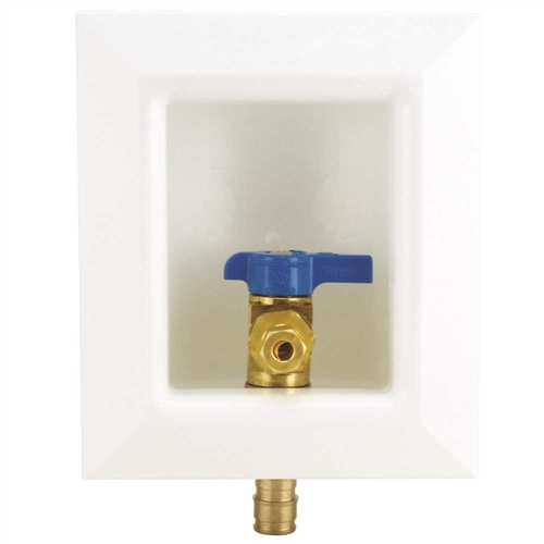 Apollo EPXBOXIM 1/2 in. Brass PEX-A Barb Icemaker Outlet Box