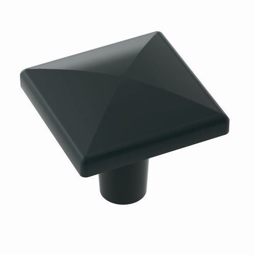 Extensity 1-1/2 in (38 mm) Length Matte Black Cabinet Knob