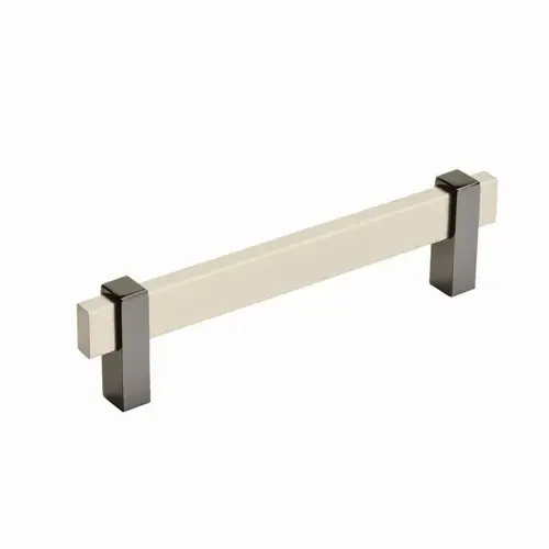 Mulino 5-1/16 in (128 mm) Center-to-Center Silver Champagne/Black Nickel Cabinet Pull