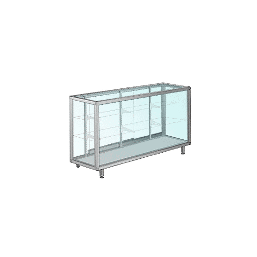 Brite Anodized Custom Size Newport Showcase