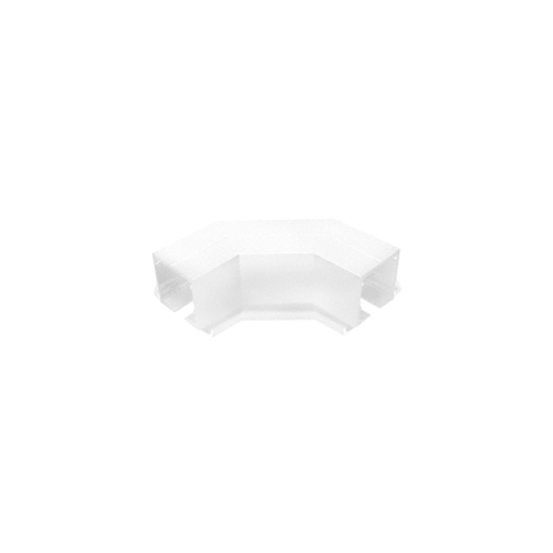 White Powder Painted Flanged Self-Guiding 90 degree Corner