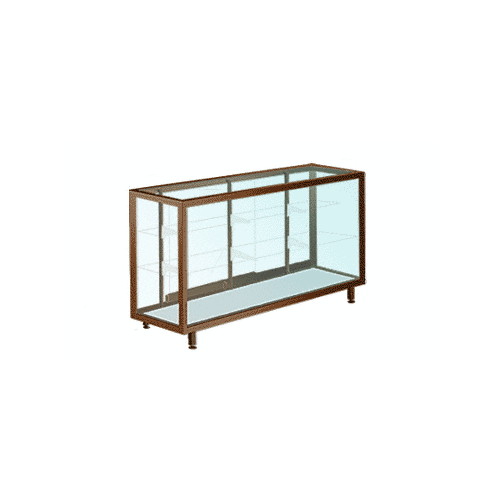 CRL D6306DU Duranodic Bronze 6' Deluxe Packaged Showcase Assembly