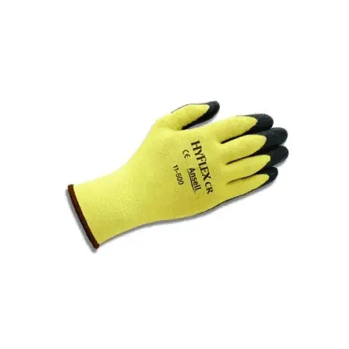 Black Nitrile Coated Gloves Pair