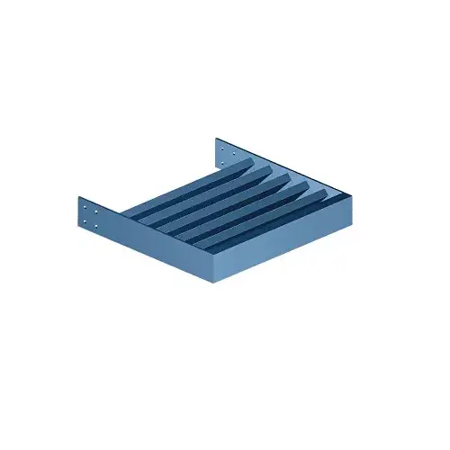 Custom Powder Painted Rectangular 1" x 3" Support Tube / Sunshade Blade - 146" Length