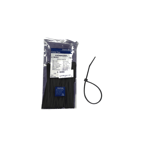 Black 4" Nylon Cable Ties