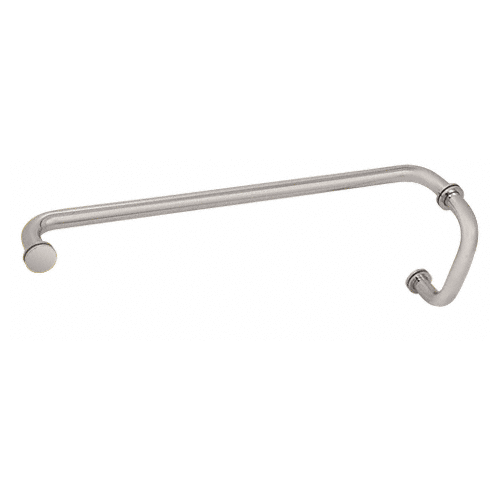 Satin Chrome 6" Pull Handle and 22" Towel Bar BM Series Combination With Metal Washers