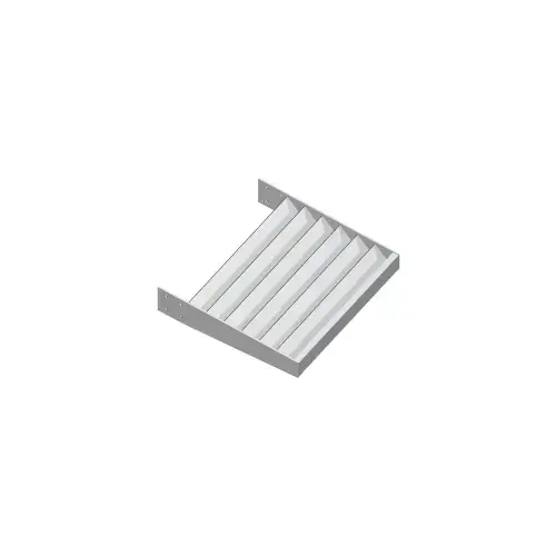 Clear Anodized 1" x 1/8" Flat Bar Blade Extrusion - Custom Length