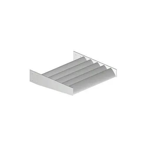 Clear Anodized 8" Airfoil Blade - Custom Length