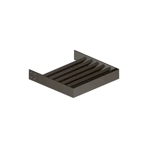 Dark Bronze 1" x 2" Rectangular Tube Blade - Custom Length