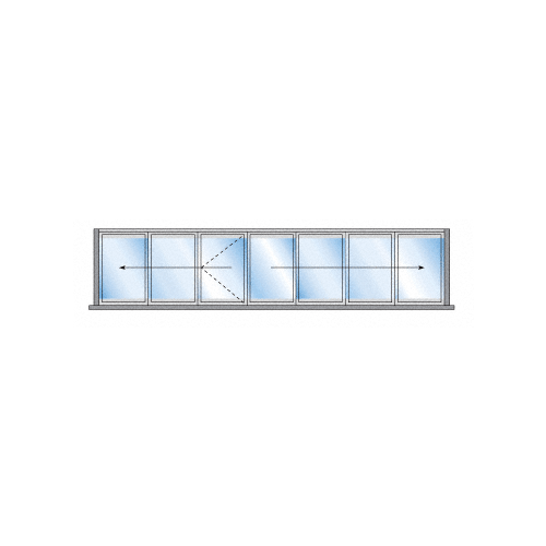S55 Monterey 3+4 Bi-Fold Bi-Part Interior Swing with Flush Sill and Exterior Lever Lock Wood Grain Powder Coat