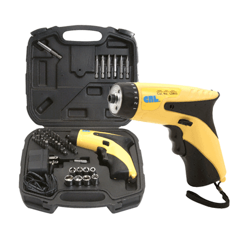 4.8 Volt Cordless Screwdriver Kit for Europe