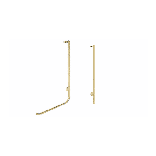Satin Brass Right Hand Reverse Rail Mount Keyed Access "JS" Exterior, Top Securing Panic Handle