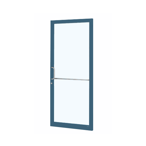 Custom KYNAR Paint Custom Single Series 250 Narrow Stile Geared Hinge Entrance Door for Overhead Concealed Door Closer