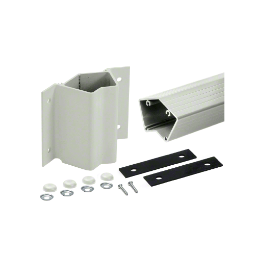 CRL ALUMFP5142KAGYVCP1 42" Agate Gray Inside 135 Degree Fascia Mount