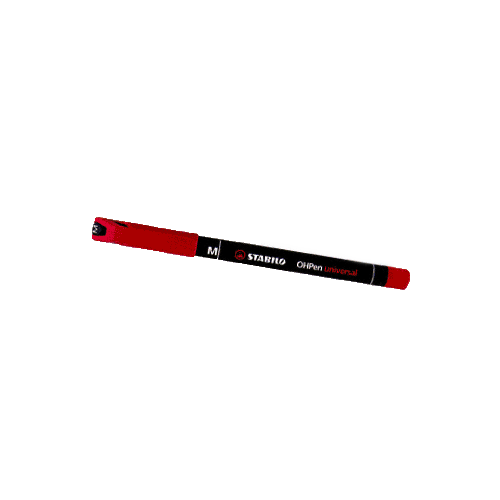 Red Stabilo Marking Pen