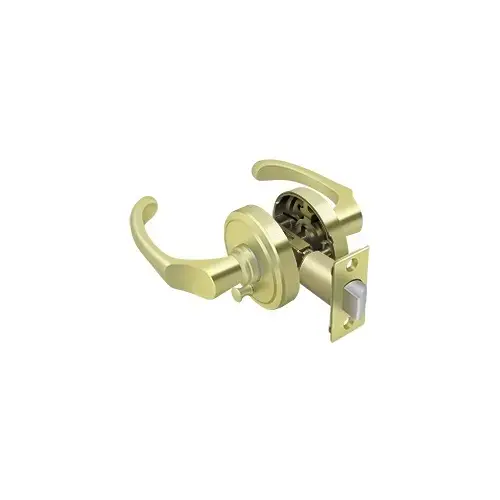Port Royal Chapelton Series Residential Lever Privacy Right Handed Polished Brass