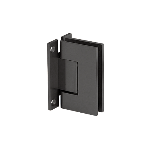 CRL V1EH037MBL Matte Black Vienna 037 Series with "H" Wall Plate Hinge