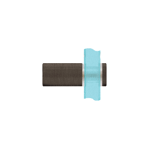 Crl Sdk212bbrz Brushed Bronze Cylinder Style Single Sided Shower