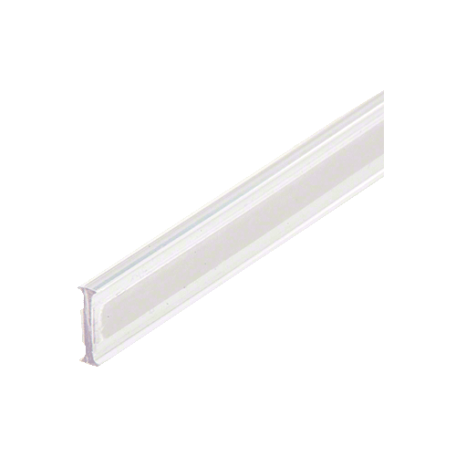 CRL EZCC108 Clear Copolymer Strip for 180 Degree Glass-to-Glass Joints -7/16" Laminated Glass 120" Length